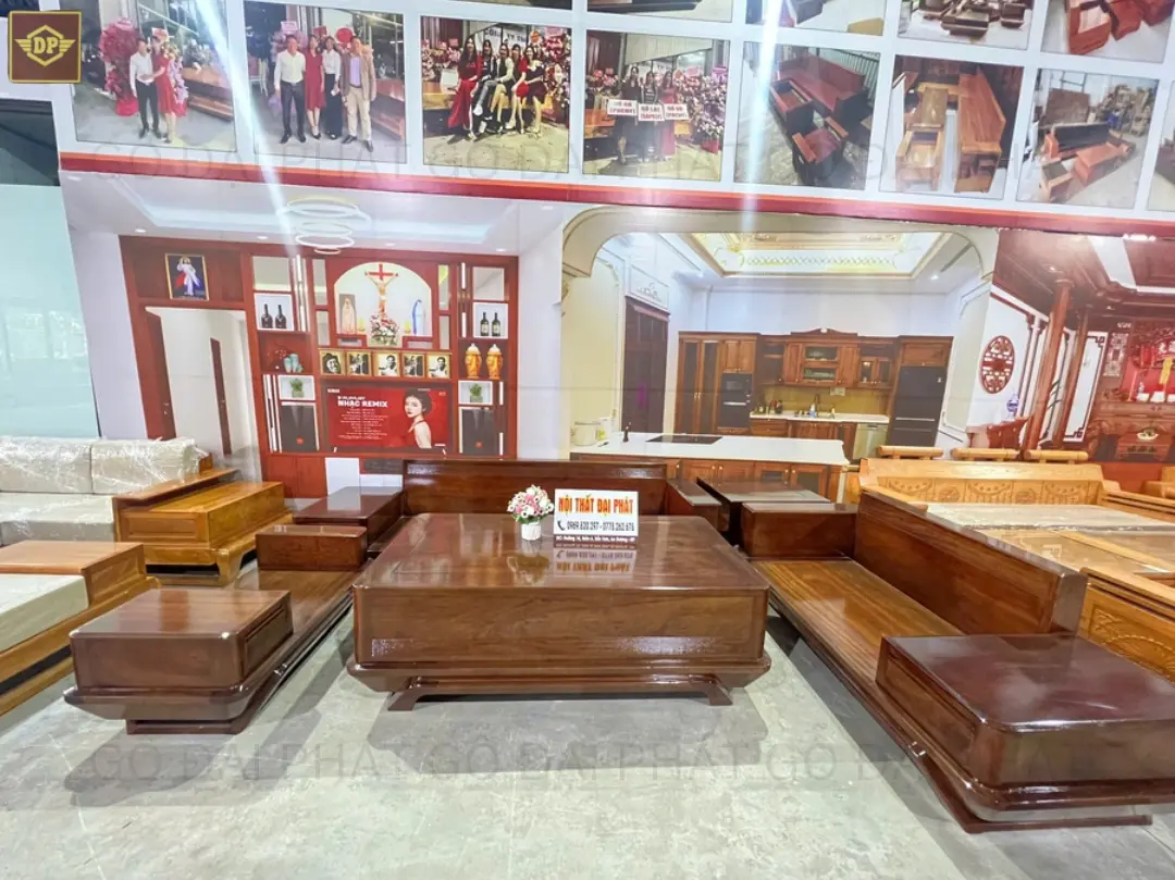 Sofa chân thuyền – Nét tinh tế trong từng đường nét